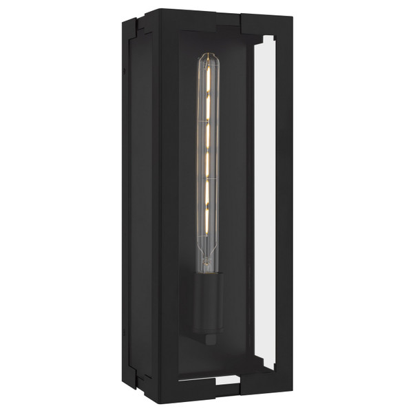 Quoizel - YOUN8407MBK - One Light Outdoor Wall Lantern - Young - Matte Black