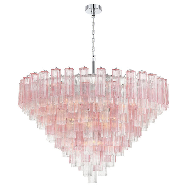 Crystorama - ADD-327-CH-SP - 28 Light Chandelier - Addis - Polished Chrome