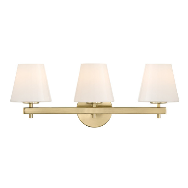 Crystorama - COL-203-VG - Three Light Bath - Colton - Vibrant Gold