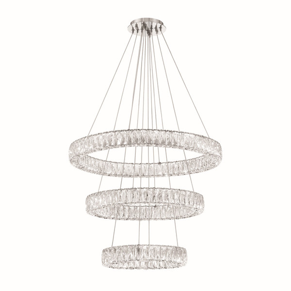 Crystorama - ED3563201CH - LED Chandelier - Kinsley - Polished Chrome