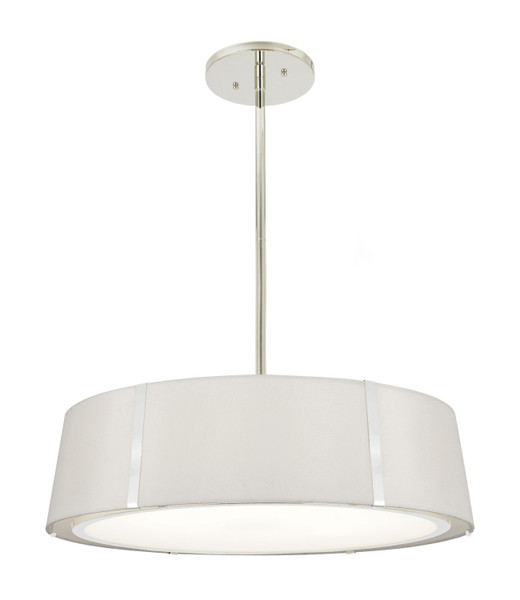 Crystorama - FUL-907-PN - Six Light Chandelier - Fulton - Polished Nickel
