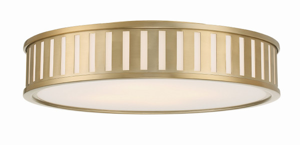 Crystorama - KEN-8305-VG - Four Light Flush Mount - Kendal - Vibrant Gold