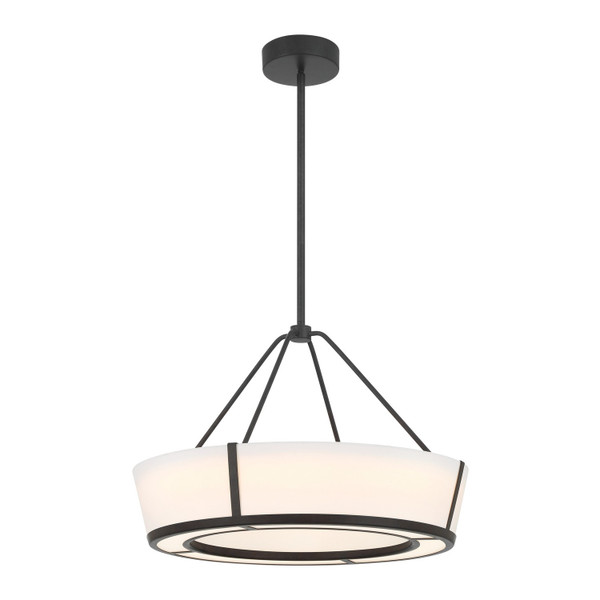 Crystorama - RYC-8106-CZ - LED Pendant - Royce - Charcoal Bronze