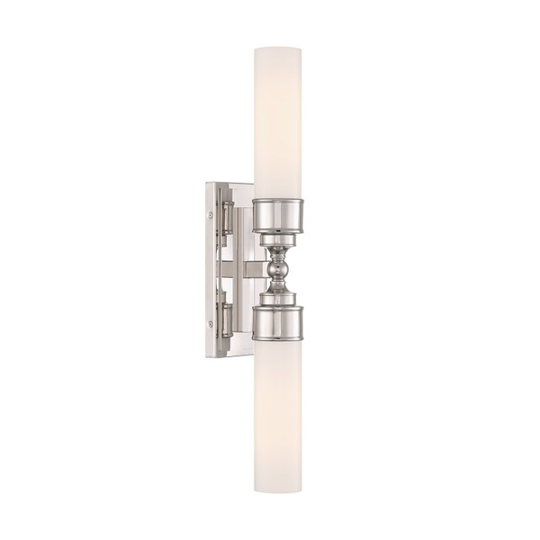Crystorama - WLX-302-PN - LED Wall Sconce - Wilcox - Polished Nickel