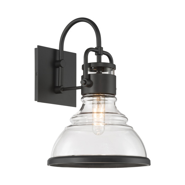 Minka-Lavery - 78700-899 - One Light Outdoor Wall Sconce - Calen - Dark Matte Black