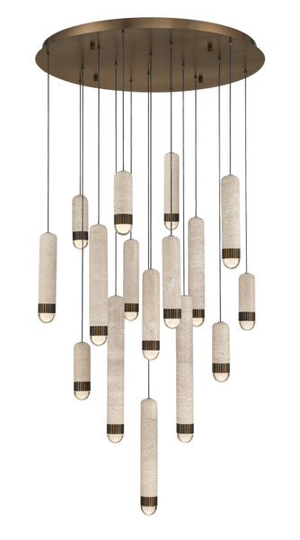 Eurofase - 50131-020 - LED Chandelier - Cambre - Antique Brass