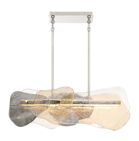Eurofase - 50462-018 - LED Linear Chandelier - Grotto - Polished Nickel