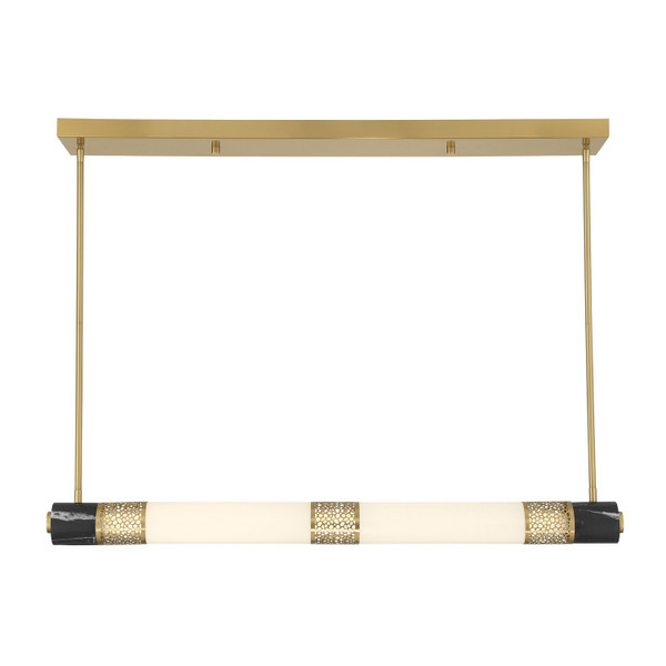 Savoy House - 1-2917-1-322 - LED Linear Chandelier - Farrell - Warm Brass