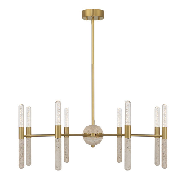 Savoy House - 1-9716-8-322 - LED Chandelier - Linden - Warm Brass