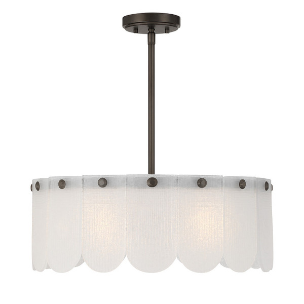 Savoy House - 6-9801-4-15 - Four Light Convertible - Ashton - Mediterranean Bronze