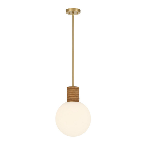 Savoy House - 7-4082-1-322 - One Light Pendant - Jarrell - Warm Brass