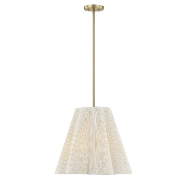 Savoy House - 7-6083-4-127 - Four Light Pendant - Rosa - Noble Brass