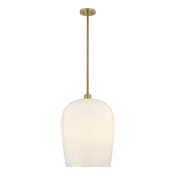 Savoy House - 7-7209-1-322 - One Light Pendant - Livingston - Warm Brass