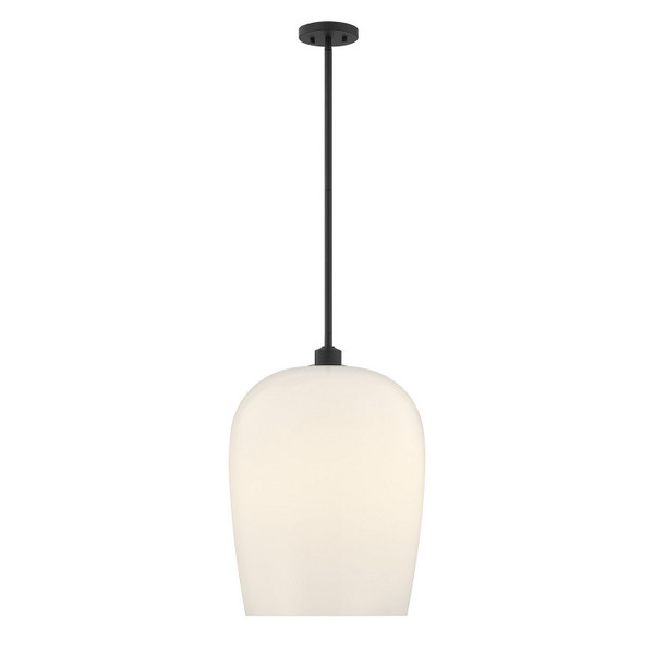 Savoy House - 7-7209-1-89 - One Light Pendant - Livingston - Matte Black