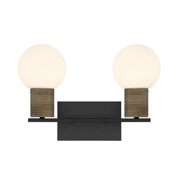 Savoy House - 8-4081-2-BK - Two Light Bathroom Vanity - Jarrell - Matte Black