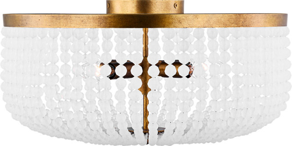 Visual Comfort Studio - LXF1014VGD - Four Light Flush Mount - Bellecour - Vintage Gild | Vintage Gild