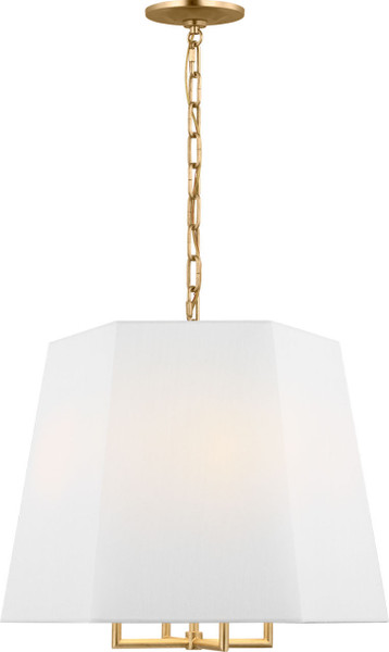Visual Comfort Studio - PCP1024GD - Four Light Hanging Shade - Lille - Gild | Gild