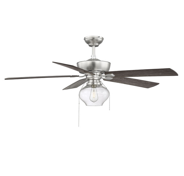 Meridian - M2009BN - 52Ceiling Fan - Mceil - Brushed Nickel