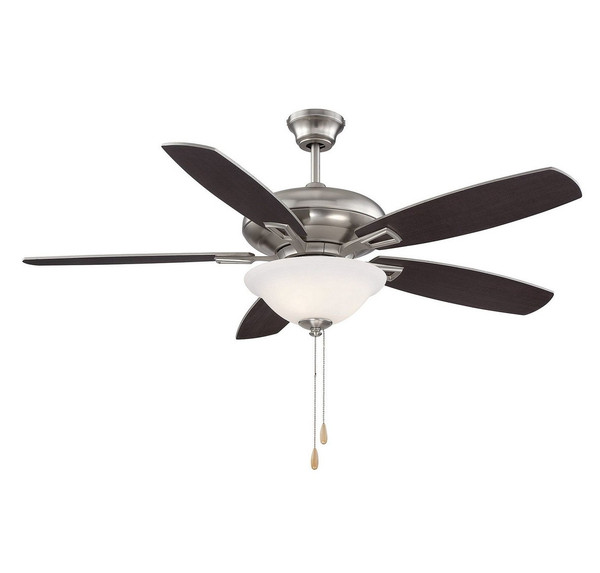 Meridian - M2017BNRV - 52 Ceiling Fan - Mystique - Brushed Nickel