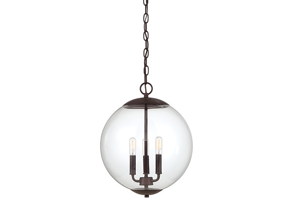 Meridian - M70060ORB - Three Light Pendant - Mpend - Oil Rubbed Bronze