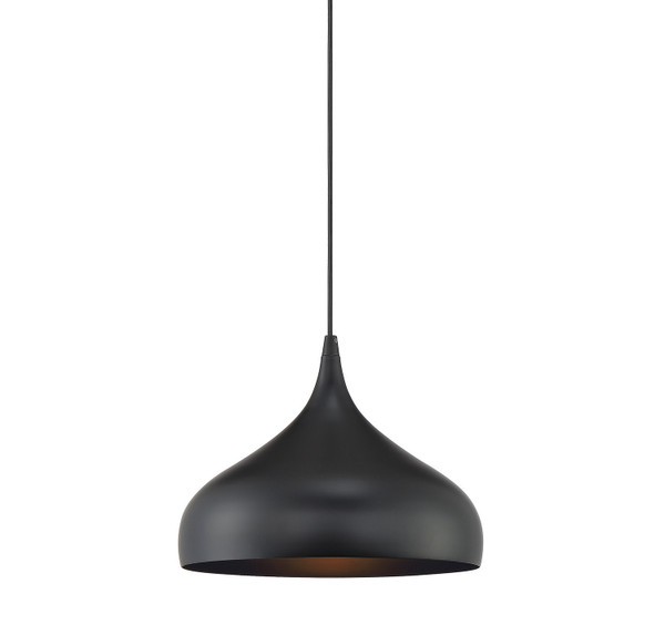 Meridian - M70075MBK - One Light Mini Pendant - Mmin2 - Matte Black