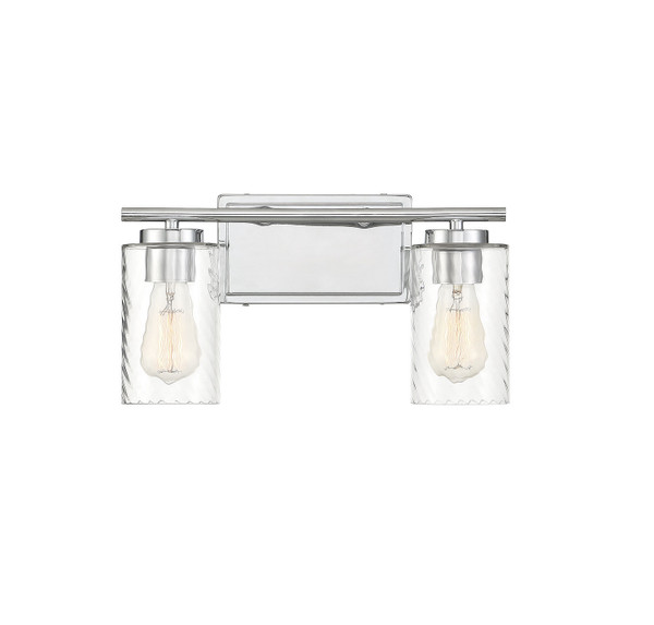 Meridian - M80037CH - Two Light Bathroom Vanity - Mbath - Chrome