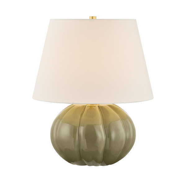 Mitzi - HL1117201-AGB/CHC - One Light Table Lamp - Beata - Aged Brass