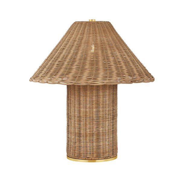 Mitzi - HL1138201-AGB - One Light Table Lamp - Jeanette - Aged Brass