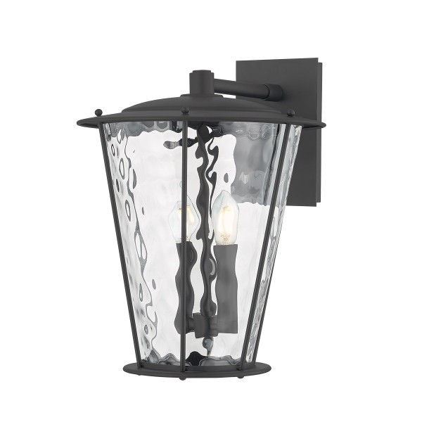 Troy Lighting - B7117-TBK - Two Light Wall Sconce - Jantzen - Texture Black