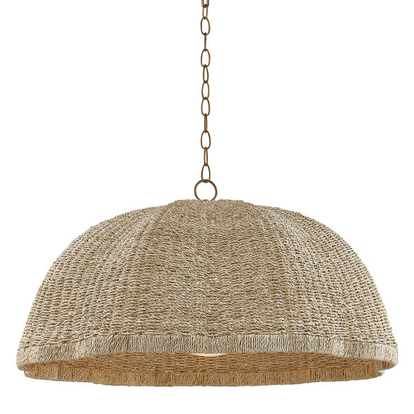 Troy Lighting - F6136-PBR - One Light Pendant - Jack - Patina Brass