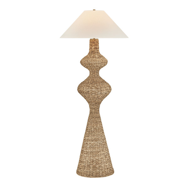 Troy Lighting - PFL1768-PBR - One Light Floor Lamp - Walter - Patina Brass