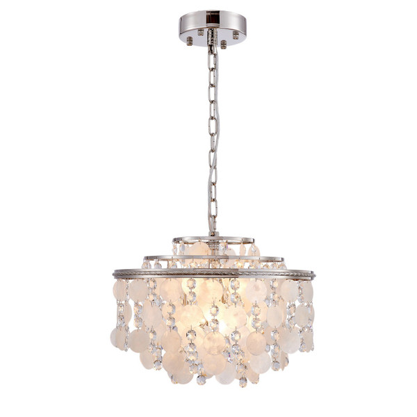 Artcraft - AC12072PN - Six Light Chandelier - Avara - Polished Nickel