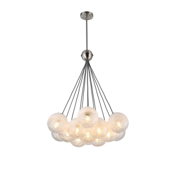 Artcraft - AC12242SN - 12 Light Lantern - Moonlight - Satin Nickel