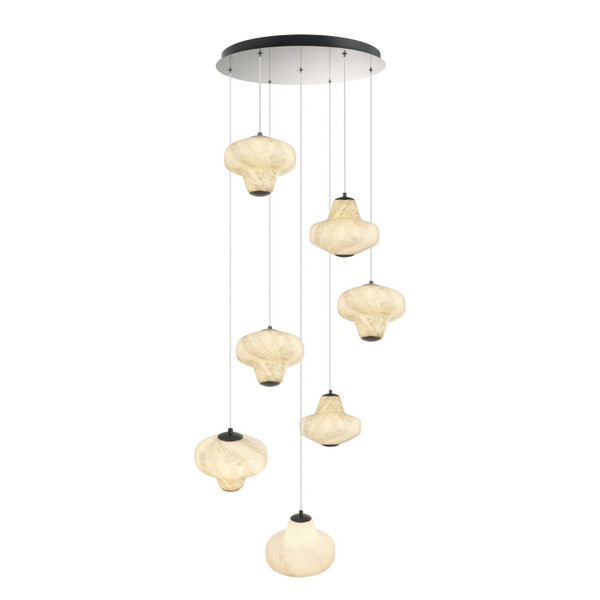 Artcraft - AC5087GR - LED Chandelier - Solara - Graphite