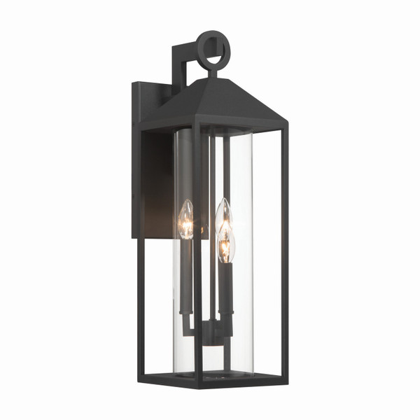 Artcraft - AC8982BK - Three Light Outdoor Lantern - Portside - Black