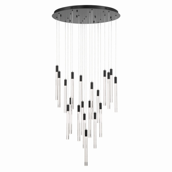 Artcraft - AC12140BK - LED Chandelier - Celine - Brass