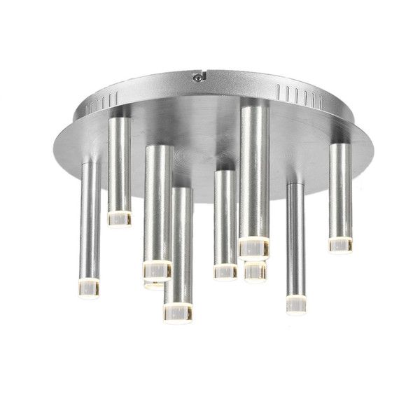 Artcraft - AC7089SA - LED Flush Mount - Galiano - Satin Aluminum