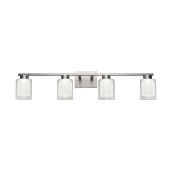 Artcraft - AC7394BN - LED Bathroom Vanity - Saville - Brushed Nickel