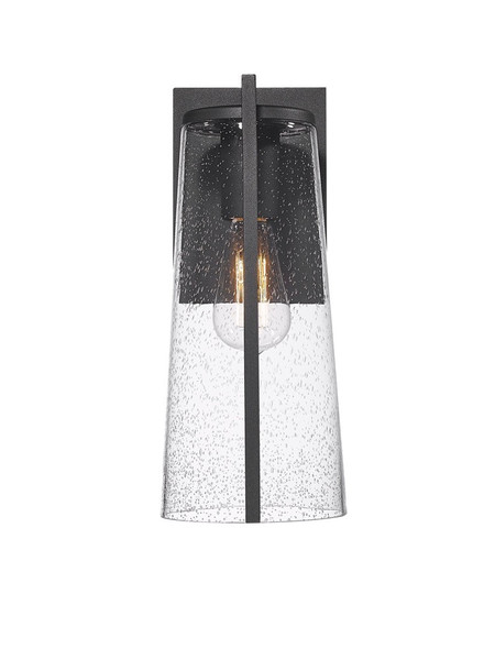 Artcraft - AC8821BK - One Light Outdoor Wall Sconce - Portofino - Black