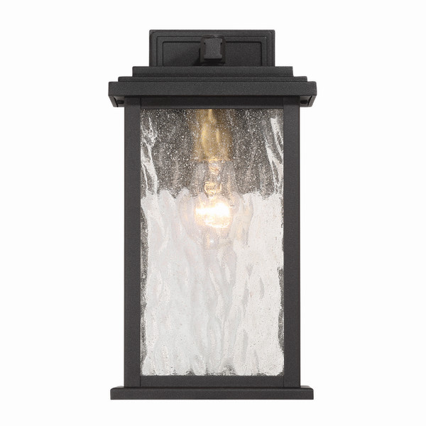 Artcraft - AC9270BK - One Light Outdoor Wall Sconce - Estate - Black Brass
