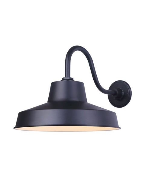 Canarm - BL14WACBK - One Light Outdoor Lantern - Landis - Black