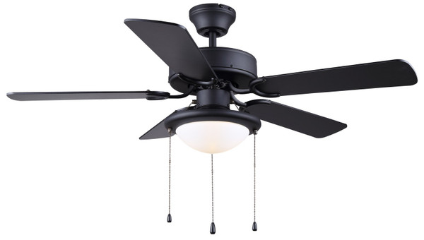 Canarm - CF42ECL5BK - 42 Ceiling Fan - Eclipse - Matte Black