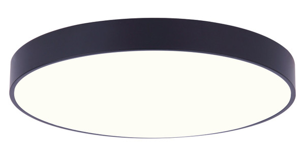 Canarm - DL-14F-30WS-BK-C - LED Flush Mount - Luna - Matte Black