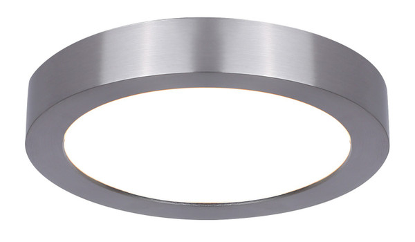 Canarm - DL-5F-10S-BN-C - LED Flush Mount - Led Disk Light - Brushed Nickel