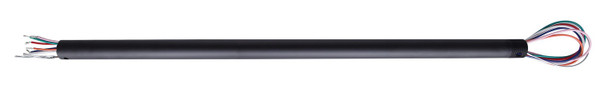Canarm - DR24BK-1OD-DC - Downrod - Matte Black