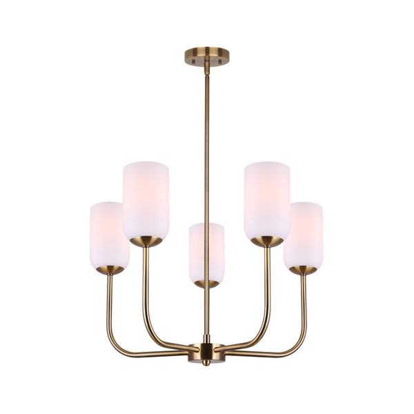Canarm - ICH1130A05GD - Five Light Chandelier - Novalee - Gold