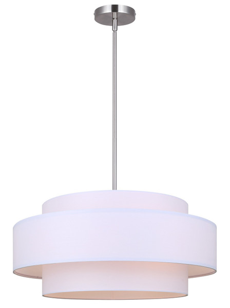 Canarm - ICH1148A03BN22 - Three Light Chandelier - Landra - Brushed Nickel