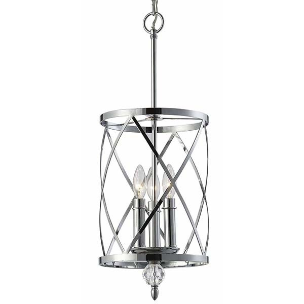 Canarm - ICH172B03CH10 - Three Light Chandelier - Vanessa - Chrome