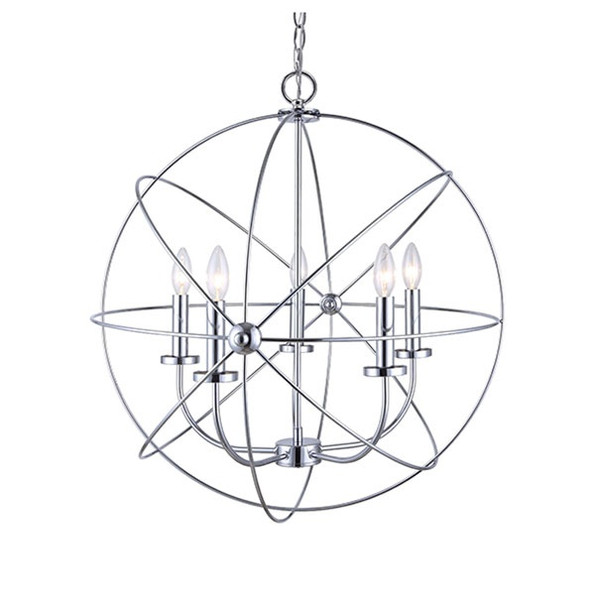 Canarm - ICH282B05CH25 - Five Light Chandelier - Sumerside - Ch - Chrome