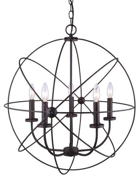 Canarm - ICH282B05ORB25 - Five Light Chandelier - Sumerside - Oil Rubbed Bronze